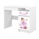  CHILDREN'S DESK for one child N40 BABY BOO WHITE SMOOTH FLOWER