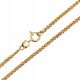 Gold chain 585 wide nonna 14kt shiny monalysis for a gift 45cm