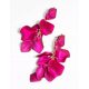  Lovisa - Flower Petal Earrings in Fuchsia