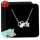  Silver NECKLACE CLOVER cubic zirconia + LETTER MKA chain of your choice