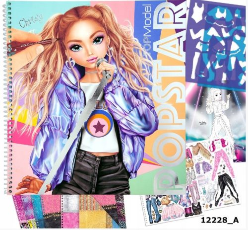  Top Model 12228 Popstar Coloring Book