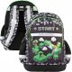 "Minecraft Start School Backpack by Paso – Ergonomic and Stylish for Students"