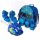  Patins à roulettes en caoutchouc LED + protections + casque combo monster set, tailles 30-33