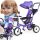  BE-ACTIVE.PL three-wheeled bicycle Three-wheeled children's bike 3in1 rotating Black, Purple