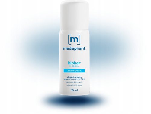 Medispirant Antiperspirant Spray 75ml - Long-Lasting Sweat Blocker