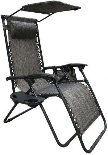  Saska Garden VK1 deck chair, metal grey