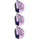 Youth School Backpack Pink Sky by St.Right with 4 Compartments and Water-Resistant Material