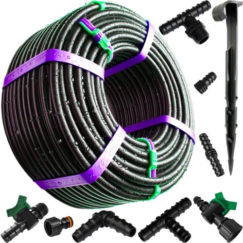  SET drip line with compensating irrigation 100M SET1+20 46 accessories