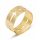  Gold ring pr.585 band with cross r14