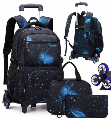  Ziranyu School Backpack with Multiple Compartments Blue Shades 31 Years Old