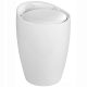  Wenko 20l freestanding laundry basket, white