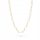  Gold Plated Silver Chain Necklace 925 Wide Ellipse Links