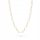  Gold Plated Silver Chain Necklace 925 Wide Ellipse Links
