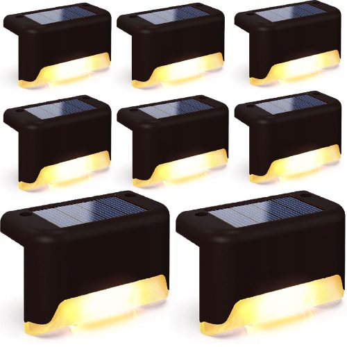  Lumiled solar lamp, black, 4.5 cm, 8 pcs.