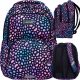  Astra school backpack with multiple compartments, multi-coloured, 27 years