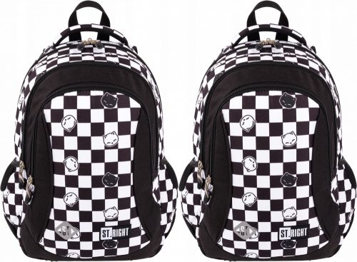 St. Right Chess Cats 3-Compartment Youth School Backpack