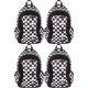 St. Right Chess Cats 3-Compartment Waterproof Youth School Backpack