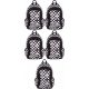St. Right Chess Cats Waterproof School Backpack - 3 Compartments