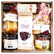  GIFT SET GIFT BASKET TEA HONEY JAM FLOWERS