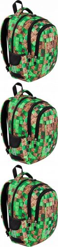 St.Right Pixel Cubes Youth School Backpack - Set of 3