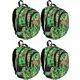 Pixel Cubes 20L Youth School Backpack by St.Right, Set of 4