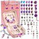  Violet Jewelry Set, Bead Set, 68 Elements, Creative Set