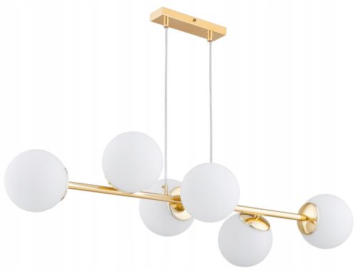  Elko-Lighting MIlo Gold 6 pendant lamp - E27 light points