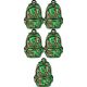 St.Right Youth School Backpack 21L - Minecraft Pixel Cubes Design, Two Compartments