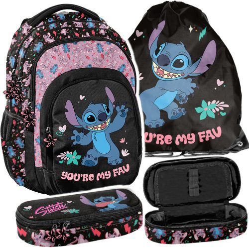  Lilo and Stitch Paso Multi-Compartment School Backpack, Multicolor, 19 Years Old