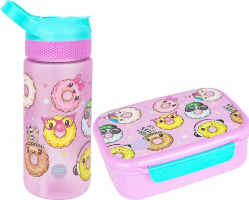  COOLPACK WATER BOTTLE 420 ml HAPPY DONUTS + CoolPack Lunchbox 765 ml