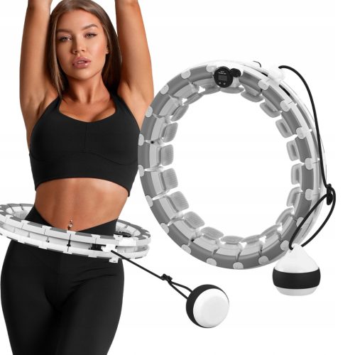  Hula hoop with studs Athler 110 cm gray