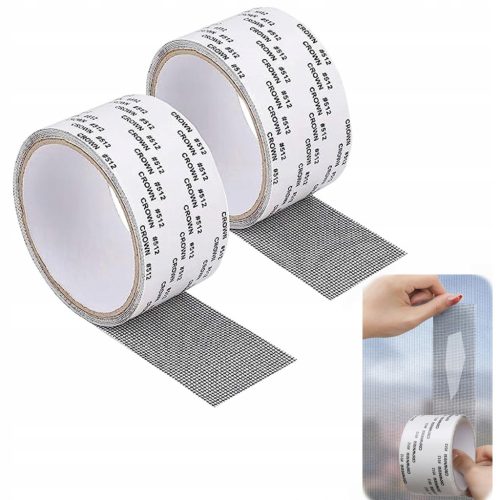  2 x Waterproof Self-Adhesive Mosquito Net Repair Tape Against Insects 2 m