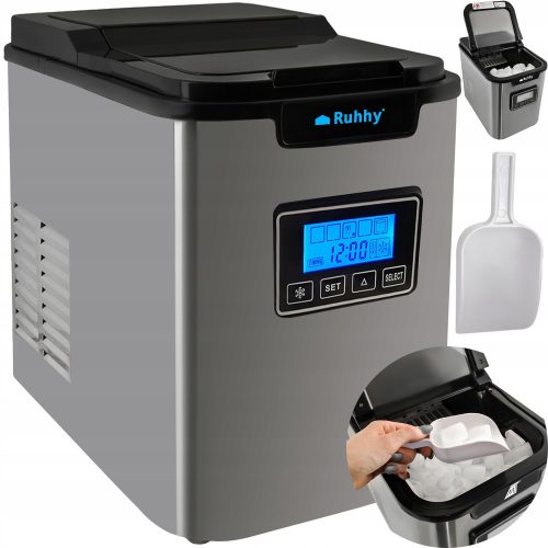  Ruhhy K5536 Ice Cream Maker Silver 120 W