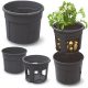  Flowerpot DTU24 39 cm x 39 x 32 cm Diameter 39 cm Plastic Anthracite