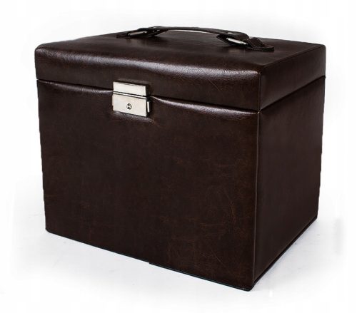  Jewelry box, brown, fashionable brown