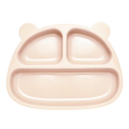  Silicone Mjölk bowl with compartments for children in the shape of a teddy bear BLW