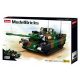  Sluban Model Bricks B0839 Leopard Tank 766 pieces + “Super Bricks Constructor” certificate