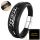  BLACK LEATHER BRACELET MEN'S WIDE LEATHER BRACELET STAINLESS STEEL