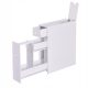  Costway bathroom cabinet 48.5x16x58 cm white