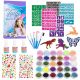  TATTOOS LARGE MEGA-SET GLITTER, WASHABLE GLITTER TEMPLATES