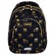  YOUTH SCHOOL BACKPACK ASTRAKOPF BLACK GOLDEN BULLDOGS DOGS