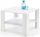  Halmar Kwadro square bench 70 x 70 x 53 cm white