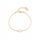  Gold-plated bracelet with pearl and balls ANIA KRUK