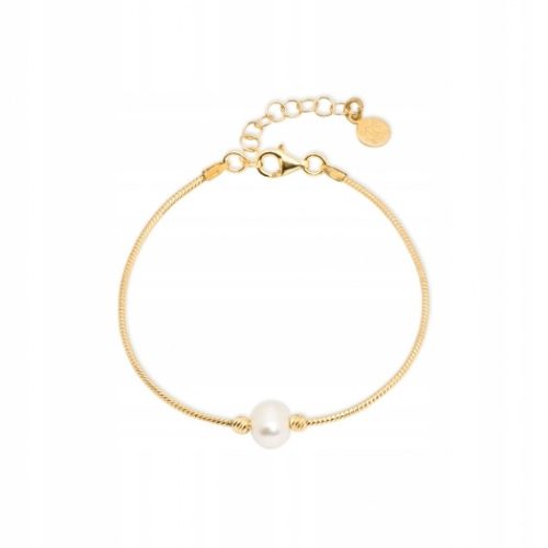  Gold-plated bracelet with pearl and balls ANIA KRUK