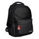  BeUniq Multi-Compartment School Backpack, Black, 21 Years