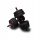  Bituminous adjustable dumbbells 20kg 2x10kg SET barbell bar