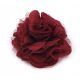  Brooch Pin Flower Rose Burgundy 9 cm /2886