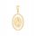  Gold medal pr 585 Miraculous medal Mother of God Immaculate openwork hearts