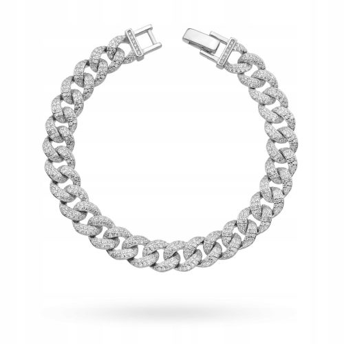  SILVER BRACELET pr. 925 Armour with Cubic Zirconia