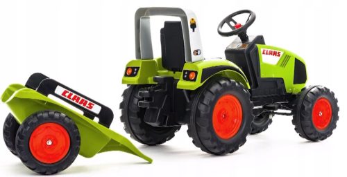  FALK LARGE PEDAL TRACTOR WITH TRAILER FOR CHILDREN 3+ CLAAS GREEN FARMER